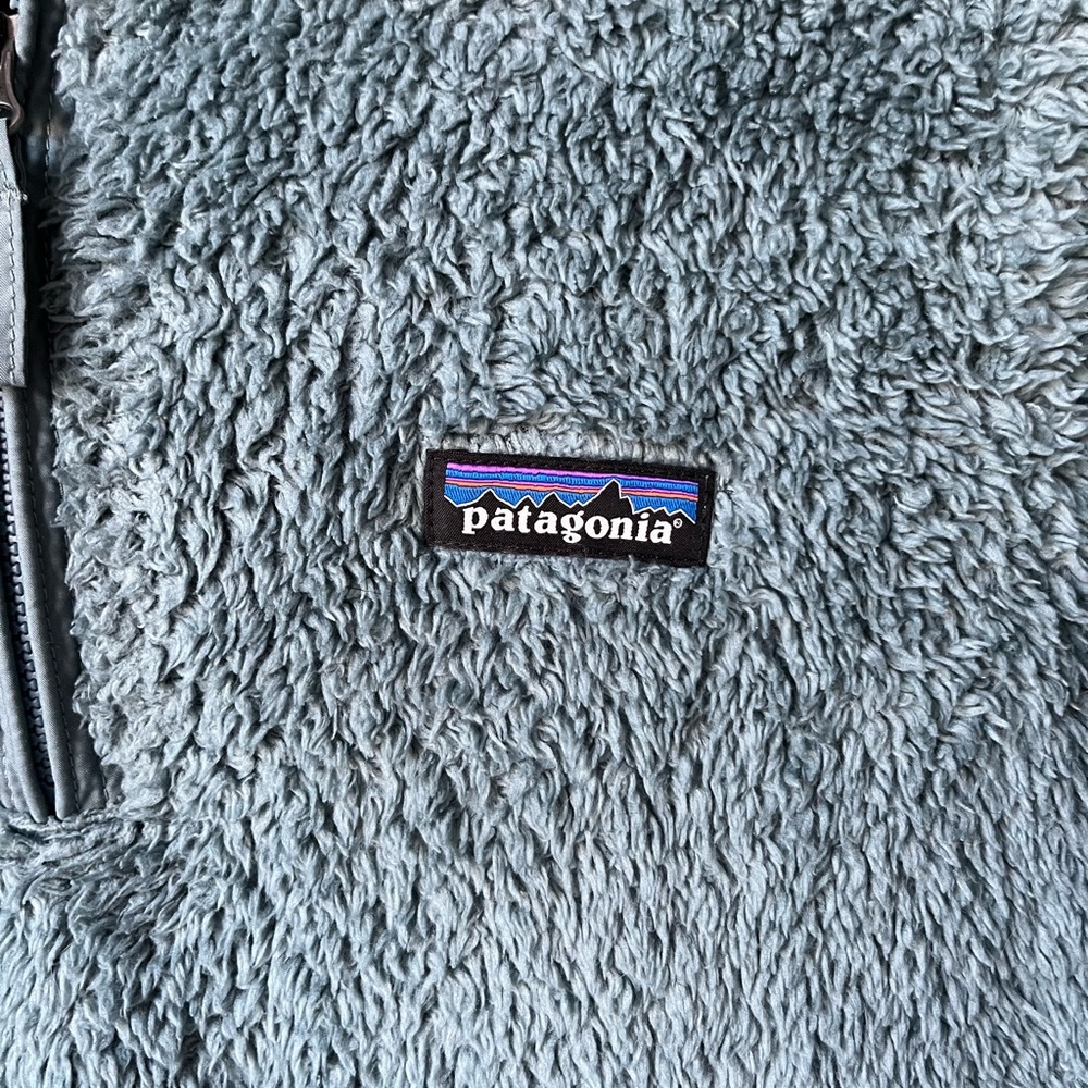 Patagonia medium light blue fleece quarter zip jacket - Picture 5 of 9